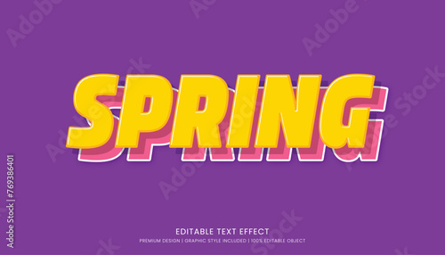 editable text effect template bold typography and abstract style