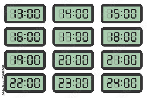 レトロなデジタル時計2