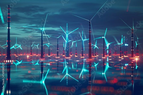 Renewable energy from wind turbines, Generative AI