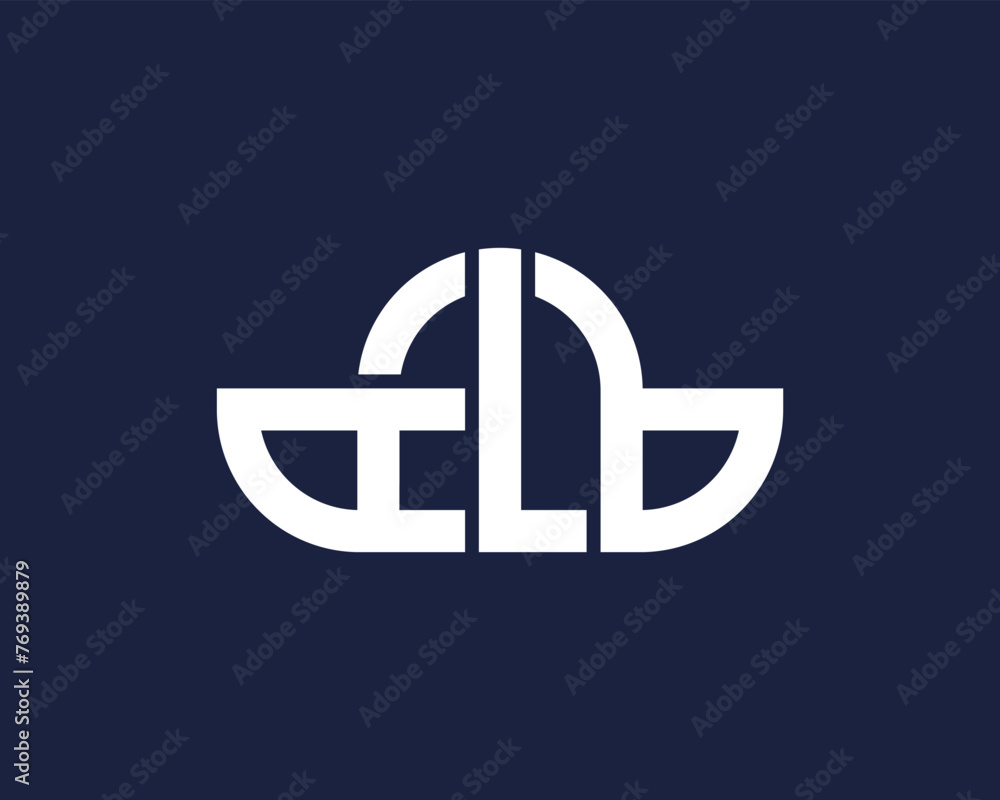 Letter alb logo template design Letter alb logo template design