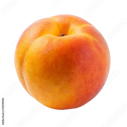 apricot on transparent background, element remove background