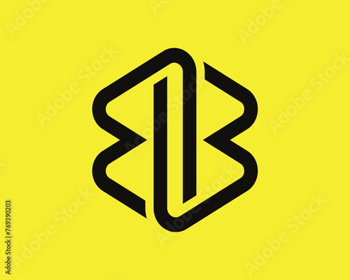Letter bb vector logo template design 
