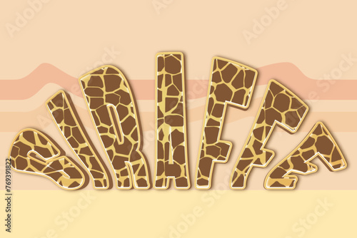 Giraffe Text Effect