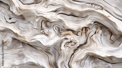 Detailed view of a weathered driftwood texture, bleached by the sun, suitable for background, backdrop, or wallpaper