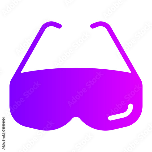 safety googles gradient icon