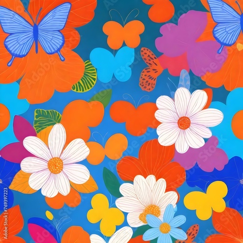 Floral Pattern Floral Fiesta A Garden of Colors