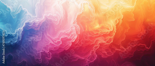 Immerse yourself in the enchanting beauty of a gradient, where colors dance and intertwine in a captivating display, their luminosity portrayed with breathtaking realism in high-definition. photo