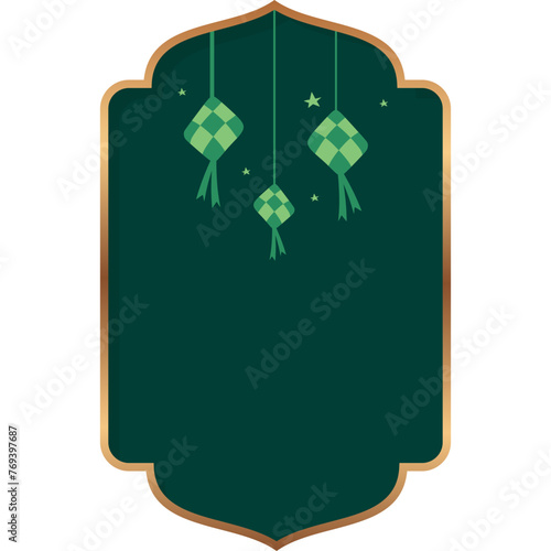 Hanging Ketupat Decoration Frame