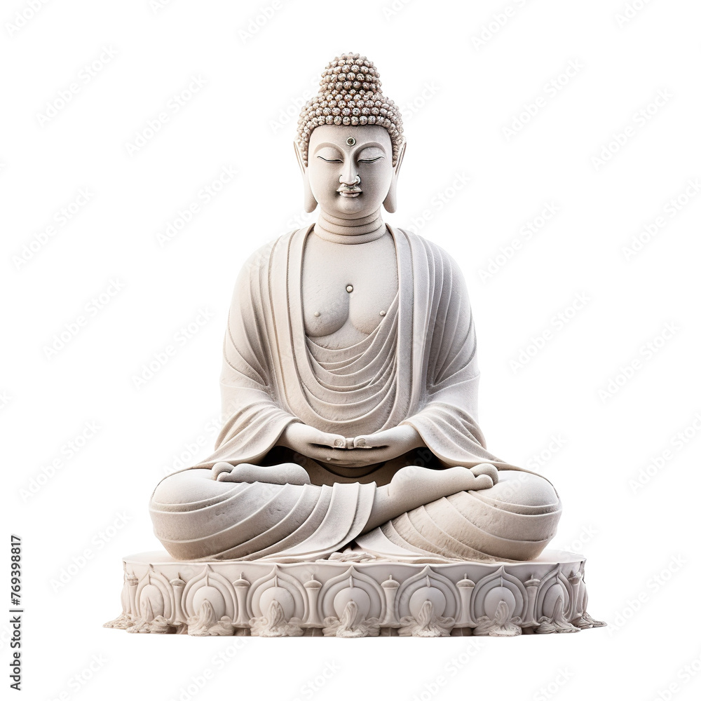 Fototapeta premium Buddha statue, cut out