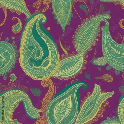 Traditional Bandana ornaments. Hand drawn abstract design element illustrations.