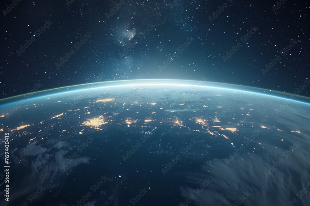 Fototapeta premium earth in space