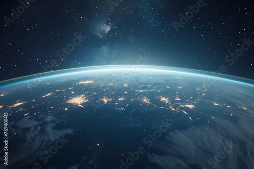 earth in space