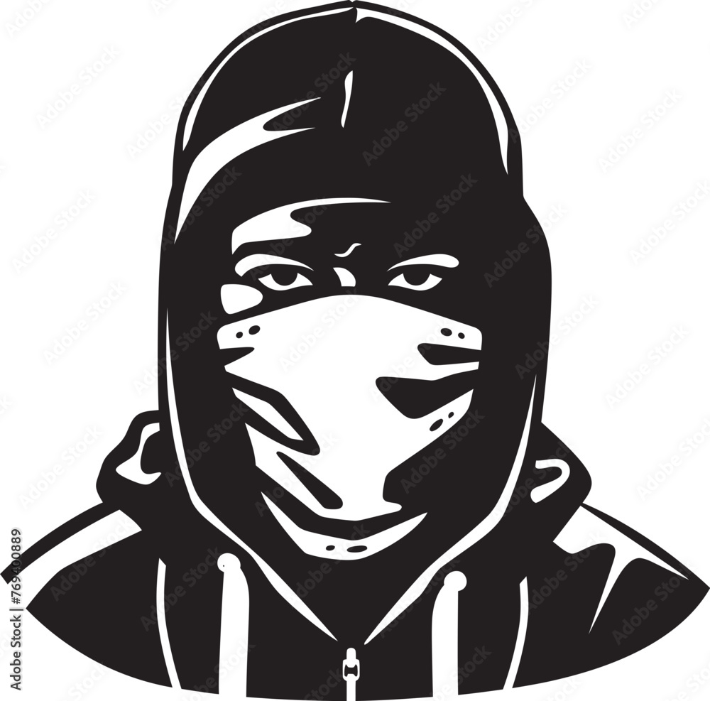 Eclipsed Enigma Masked Visage and Emblematic Symbol Shrouded Savior Veiled Identity with Black Design Eclipsed Enigma Masked Visage and Emblematic Symbol Shrouded Savior Veiled Identity with Black Design