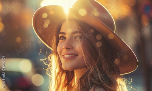 A vibrant photo of a young ...