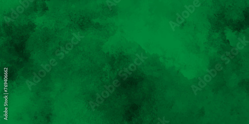 Brush stroked painting green Watercolor paper texture, Abstract painting by green watercolor ink texture, Dark green Smoke Abstract Background.