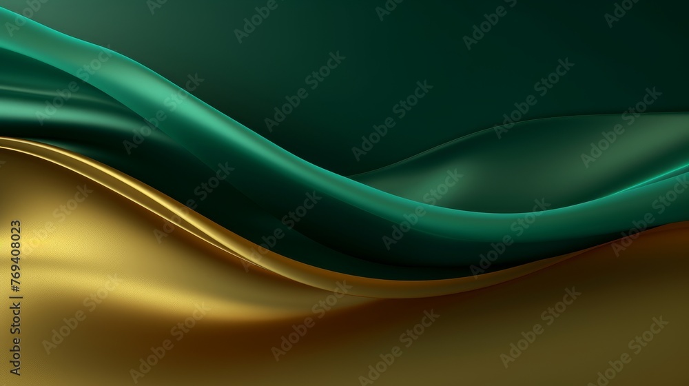 Detailed view of a gradient mesh background transitioning from emerald green to gold Detailed view of a gradient mesh background transitioning from emerald green to gold