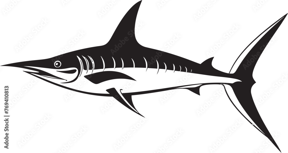 Silent Majesty Thresher Shark Emblem in Black Timeless Sovereignty Thresher Shark Black Vector Design Silent Majesty Thresher Shark Emblem in Black Timeless Sovereignty Thresher Shark Black Vector Design
