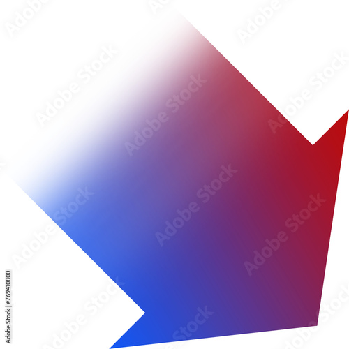 텍스트, 요소, 이미지 강조 화살표 그라데이션 PNG 이미지