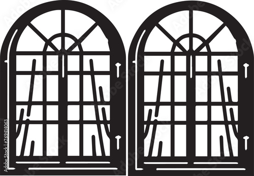 Beautiful Windows Vector Design photo