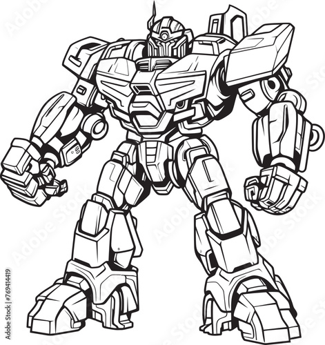 Mechanical Mastery Black Emblem on Weapon Robotic Revolution Transforming Weapon with Black Icon