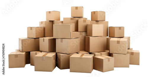 Cardboard boxes, cut out © Yeti Studio