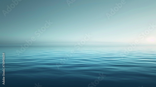 A minimalist wallpaper with a gradient of calming ocean tones © Samvel