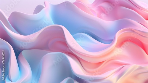 Wallpaper Mural Pink and Blue Waves of Creativity A Monthly Celebration of Art and Design Generative AI Torontodigital.ca