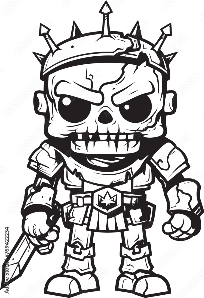 Shadowed Sentinel Zombie Knight Soldier Black Icon Design Eerie Crusader Zombie Knight Soldier Black Vector Emblem Shadowed Sentinel Zombie Knight Soldier Black Icon Design Eerie Crusader Zombie Knight Soldier Black Vector Emblem