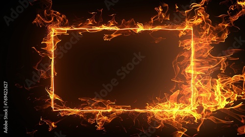 Fiery Frame A Sizzling September Scene Generative AI © Riya