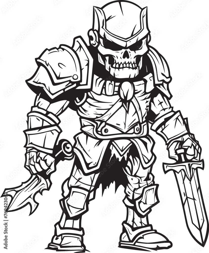 Necrotic Guardian Zombie Knight Soldier Black Vector Emblem Undead Guardian Zombie Knight Soldier Black Logo Emblem Necrotic Guardian Zombie Knight Soldier Black Vector Emblem Undead Guardian Zombie Knight Soldier Black Logo Emblem