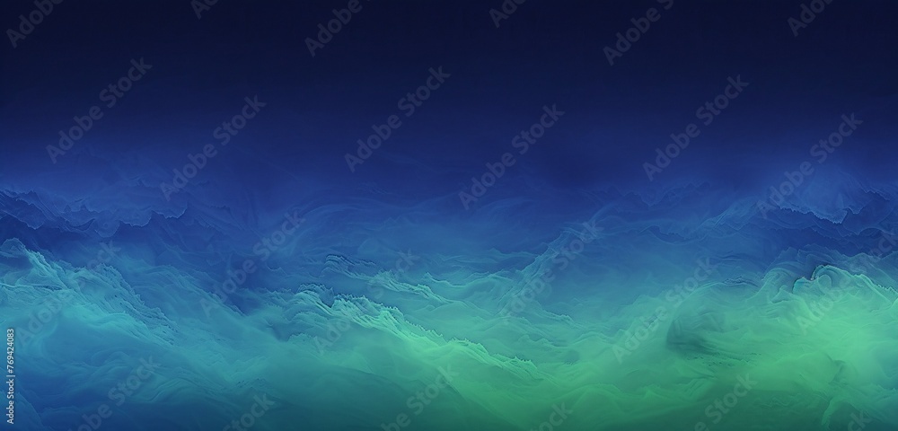Glowing Waves of the Ocean Generative AI