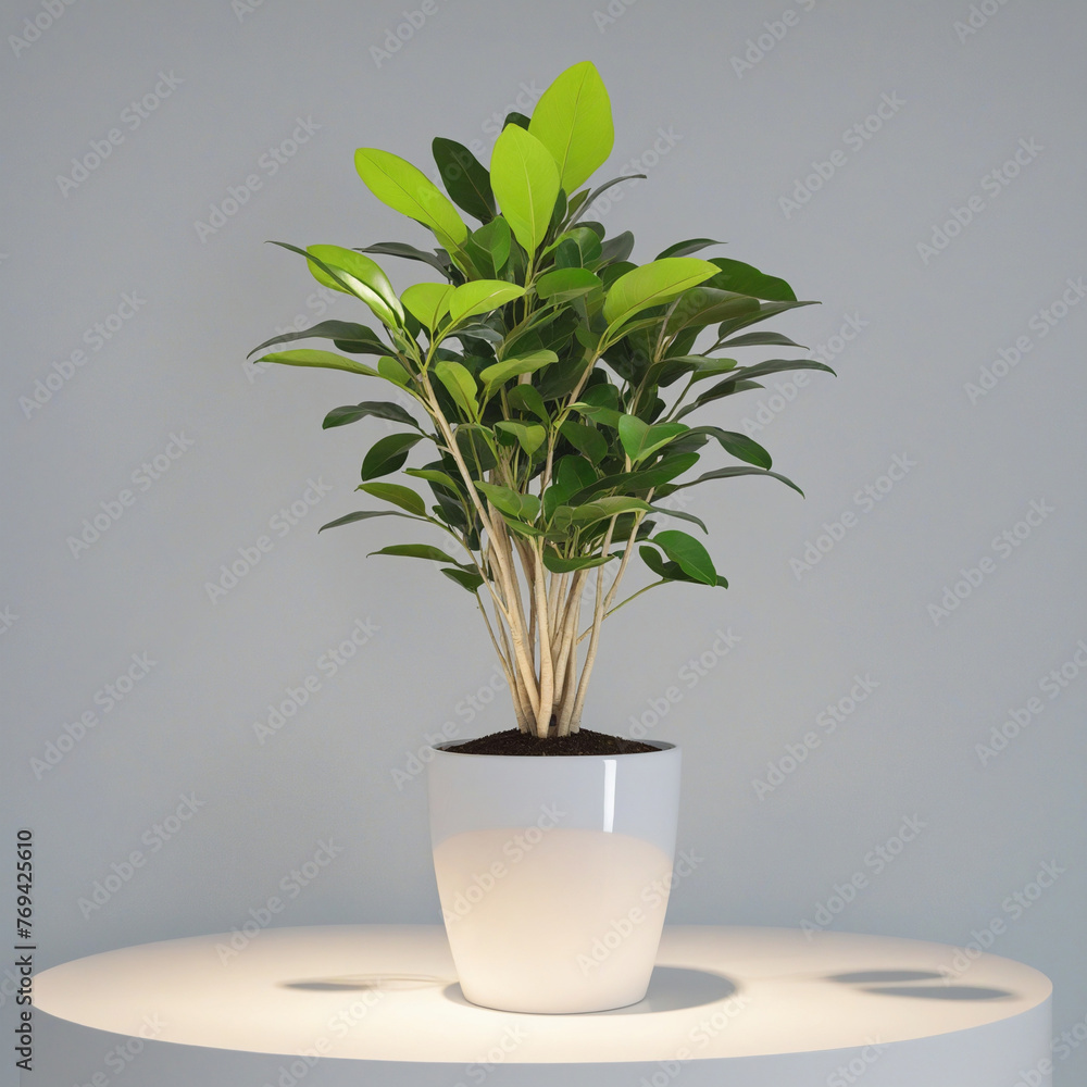 Ficus Tree Potting Guid colorful background