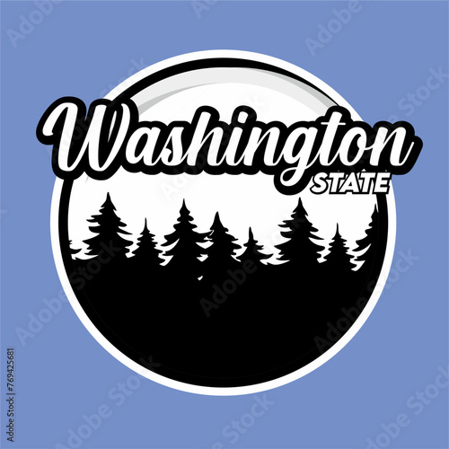 washington state with beautiful view