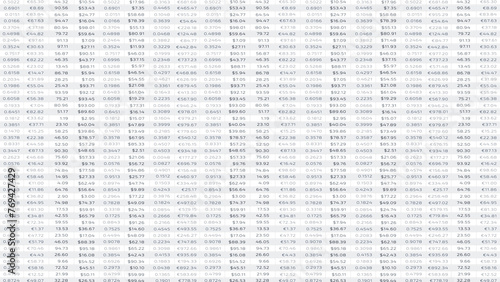 Business spreadsheet numbers illustration background. © robsonphoto
