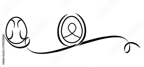 ester - egg - line - art