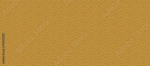 Geometric fabric fish scales Seigaiha seamless pattern on background. geometric fish scales Seigaiha. for vector fish scale Seigaiha pattern fashion fabric design carpet, clothing, wrapping, wallpaper