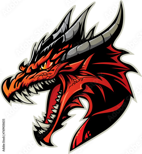 dragon vector head