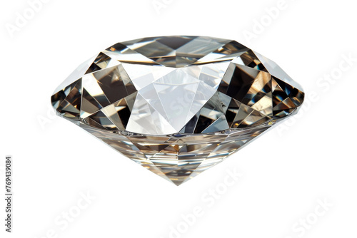Diamond Gem on Transparent Background