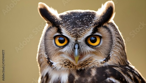 A Playful Owl With A Twinkle In Its Eye