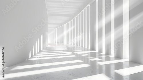 white staircase in the interior, background
