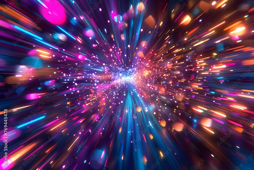 Vibrant abstract motion blur for dynamic visuals Vibrant abstract motion blur for dynamic visuals