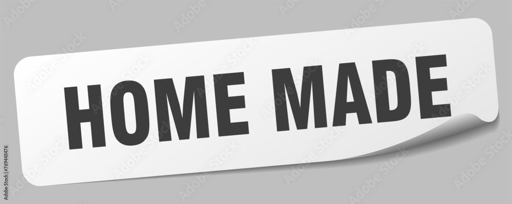 home made sticker. home made label home made sticker. home made label