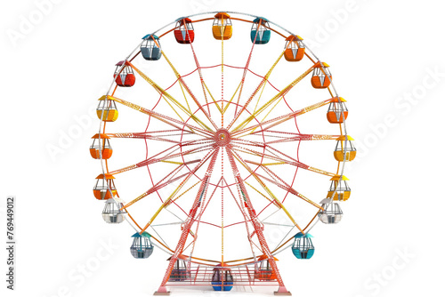 Ferris Wheel Fantasies on Transparent Background