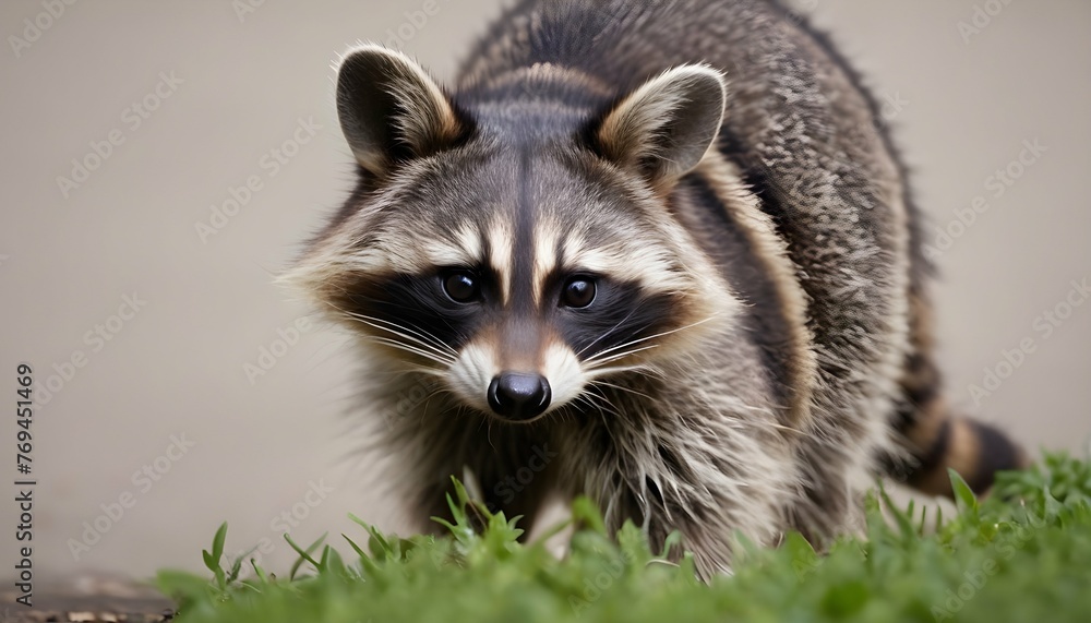A Raccoon With Its Ears Flattened Against Its Head Upscaled 7
