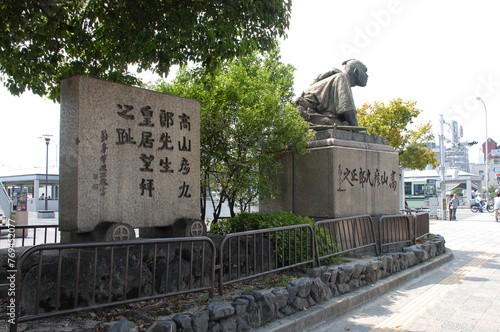 高山彦九郎像　 京都市東山区三条大橋東詰 photo