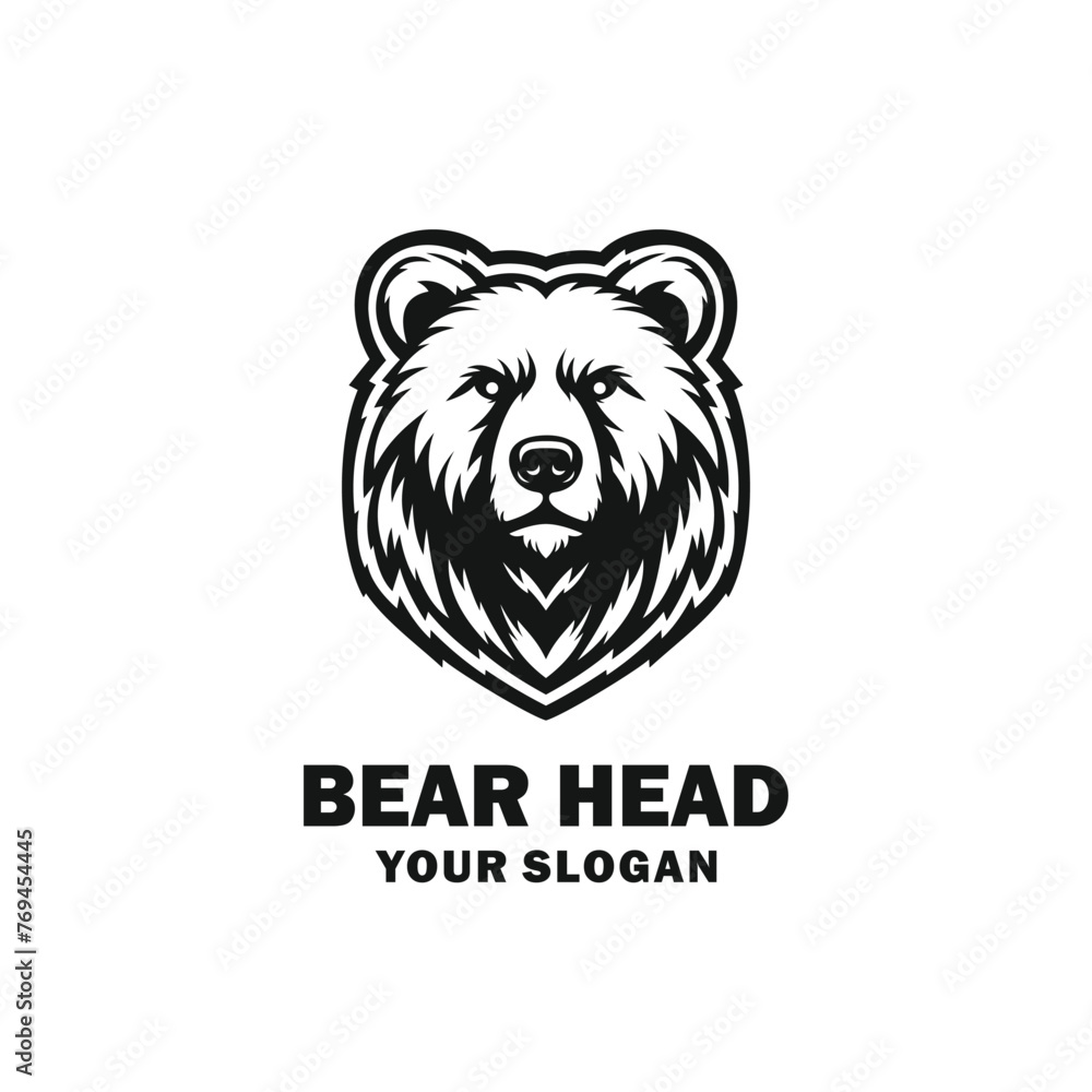 Fototapeta premium Bear logo vector