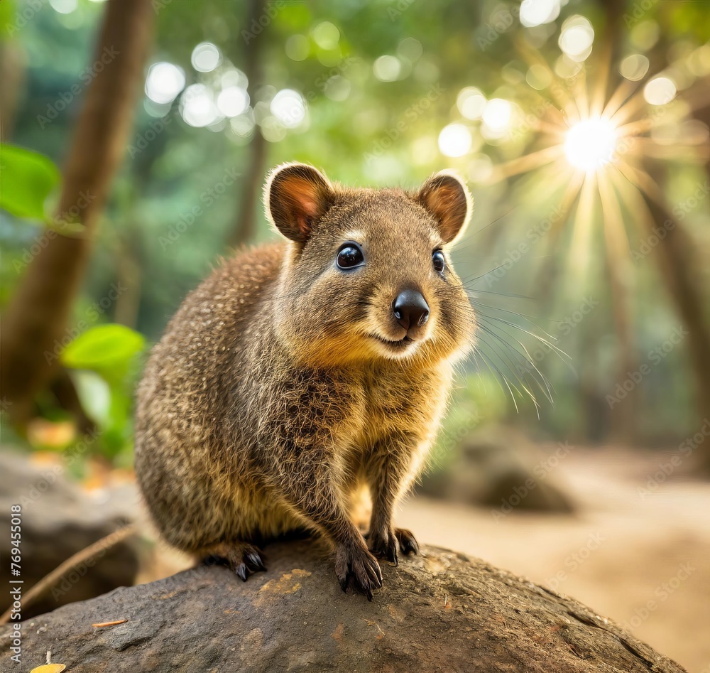 Happy Quokkas Animal Ai Generated image Happy Quokkas Animal Ai Generated image