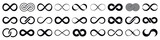 Infinity symbol. Infinity loop icons. Vector unlimited infinity, endless, eternity, infinite, loop symbols.