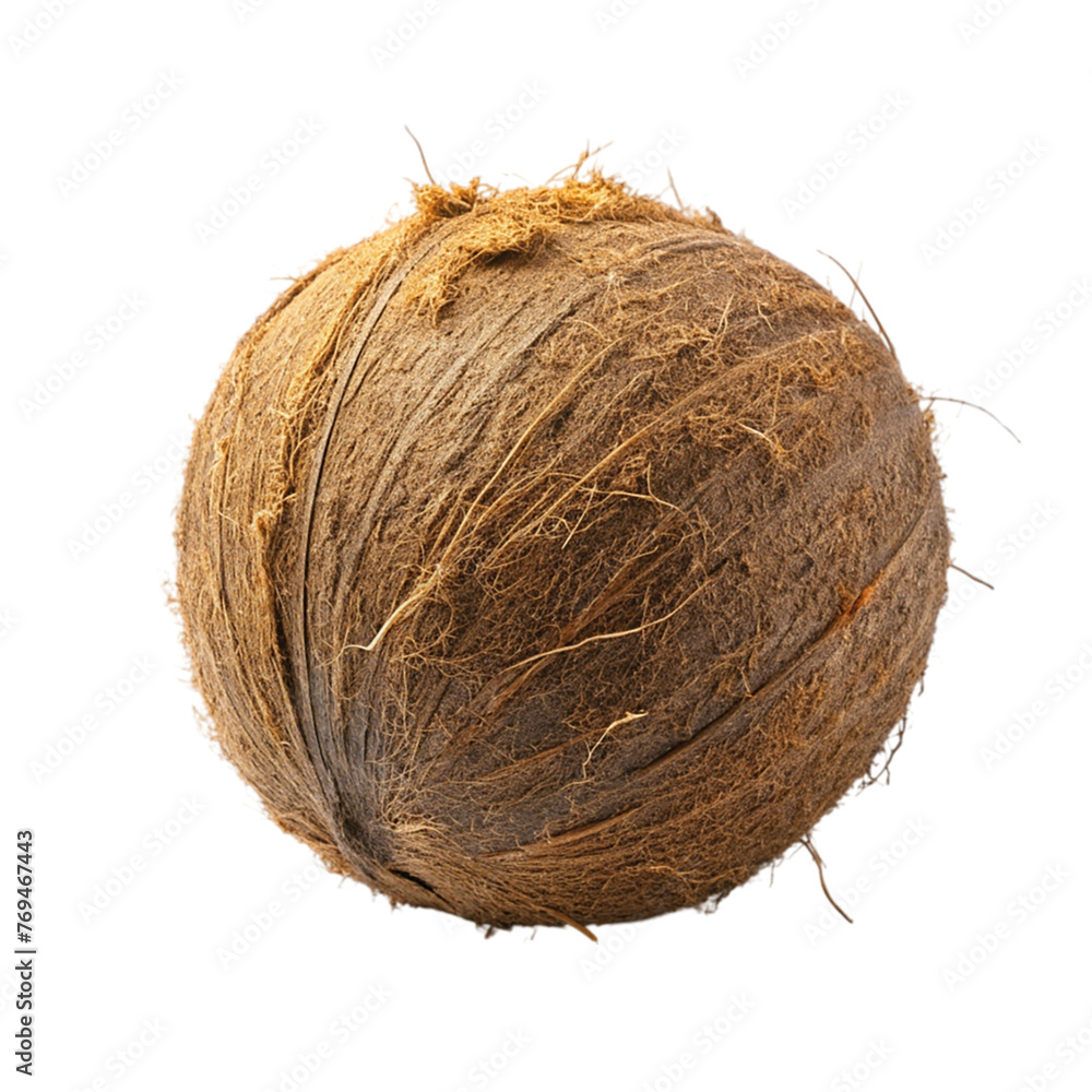 Coconut, isolated on transparent background. Coconut, isolated on transparent background.