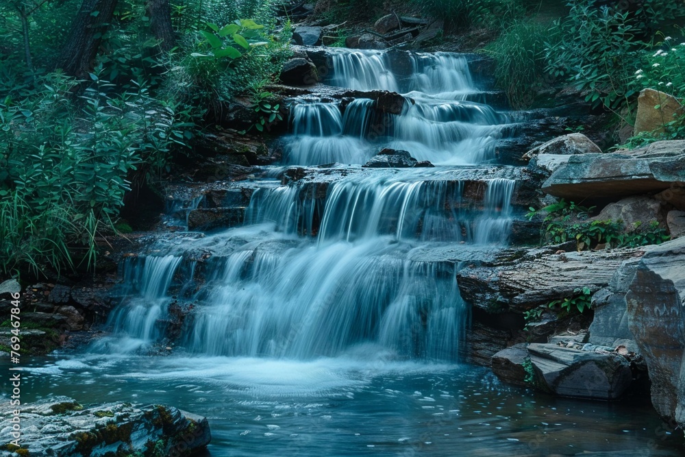 Obraz premium Aqua Cascade.